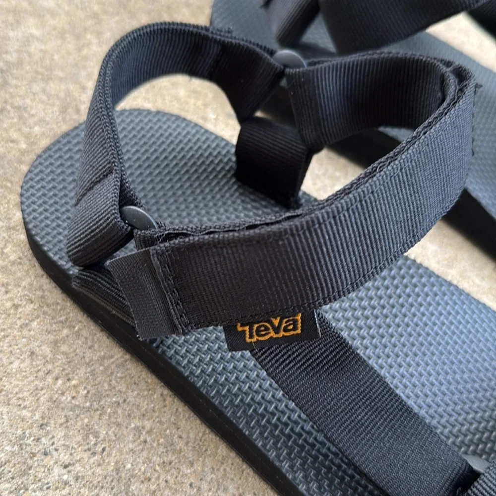 Teva Black Men's Outdoor Strap Sandals